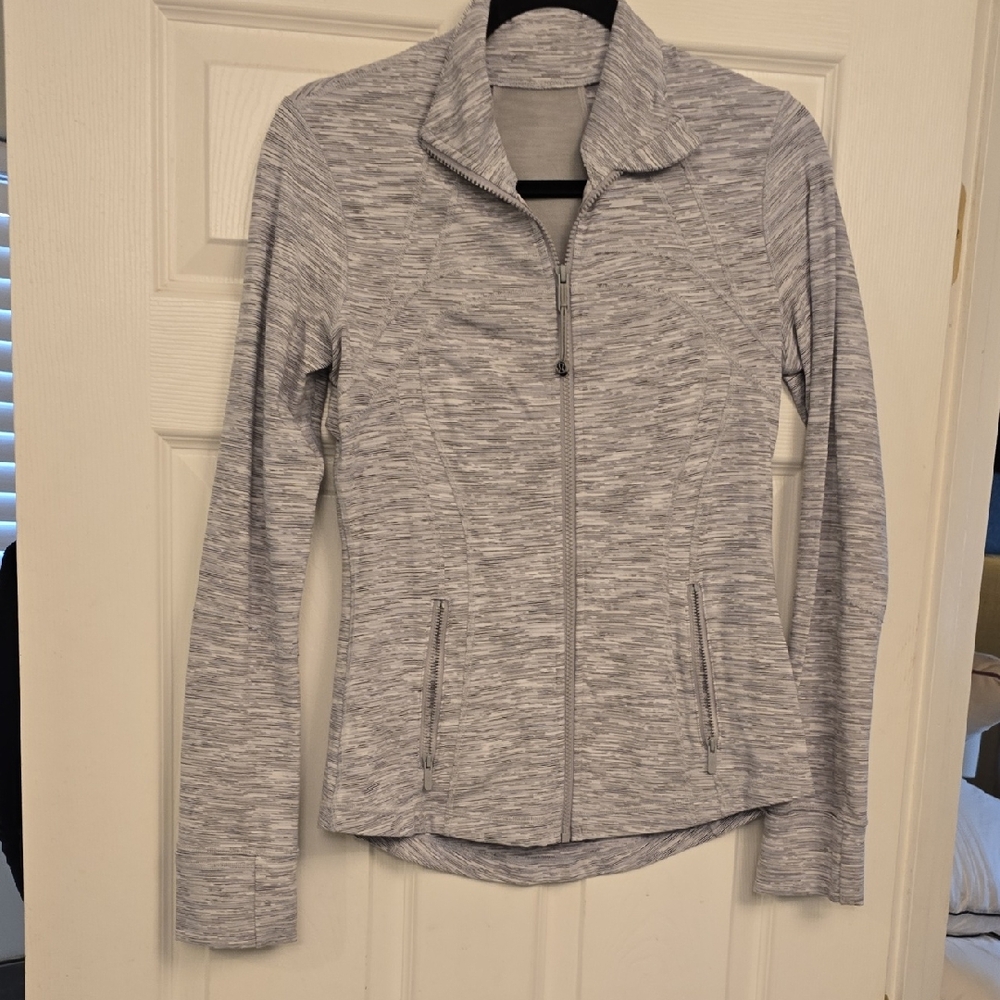 Lululemon Athletica Heathered Gray Utility Jacket